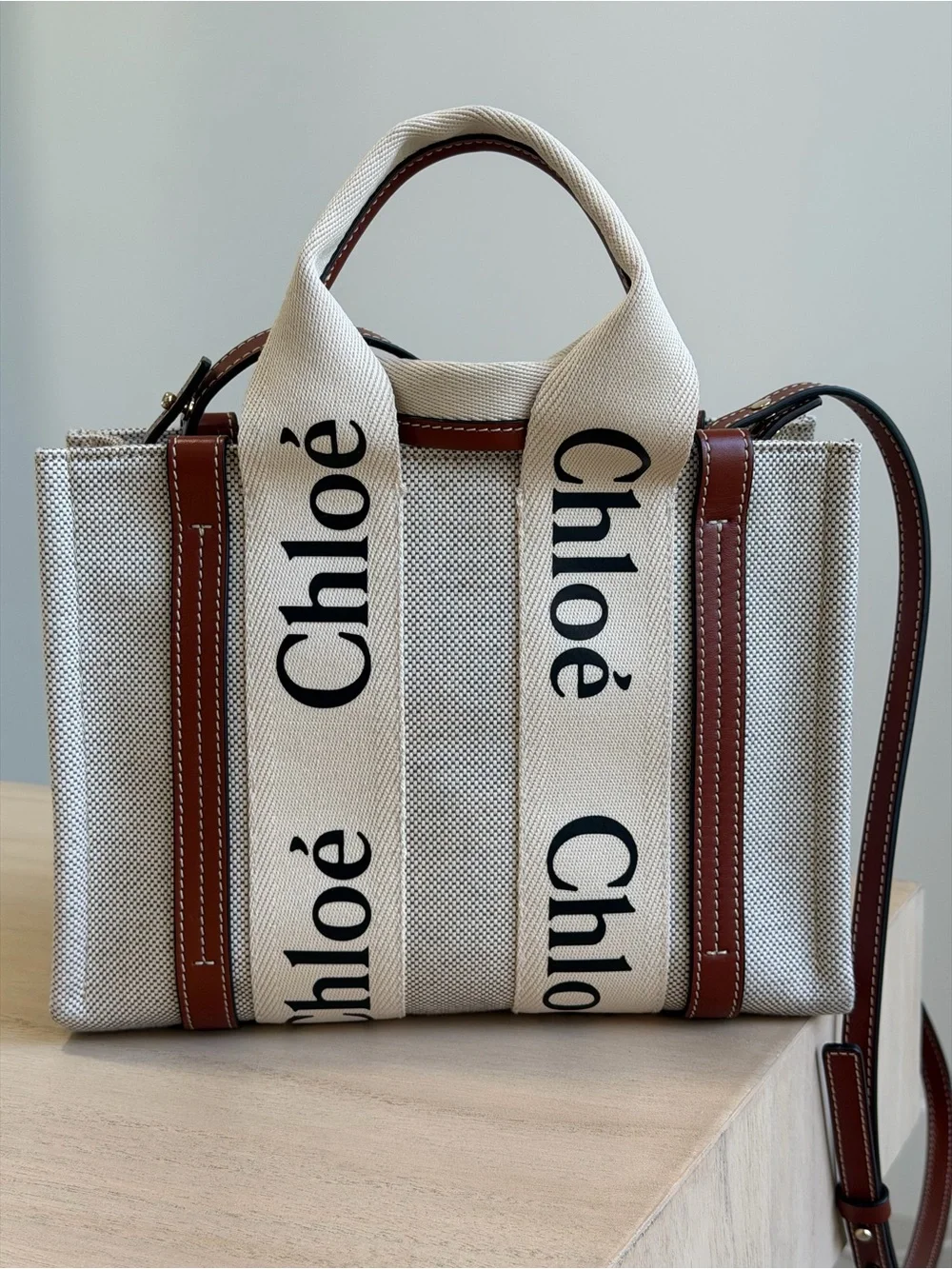 Chloe canvas tote
